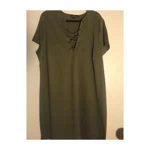 Olive Green Dress